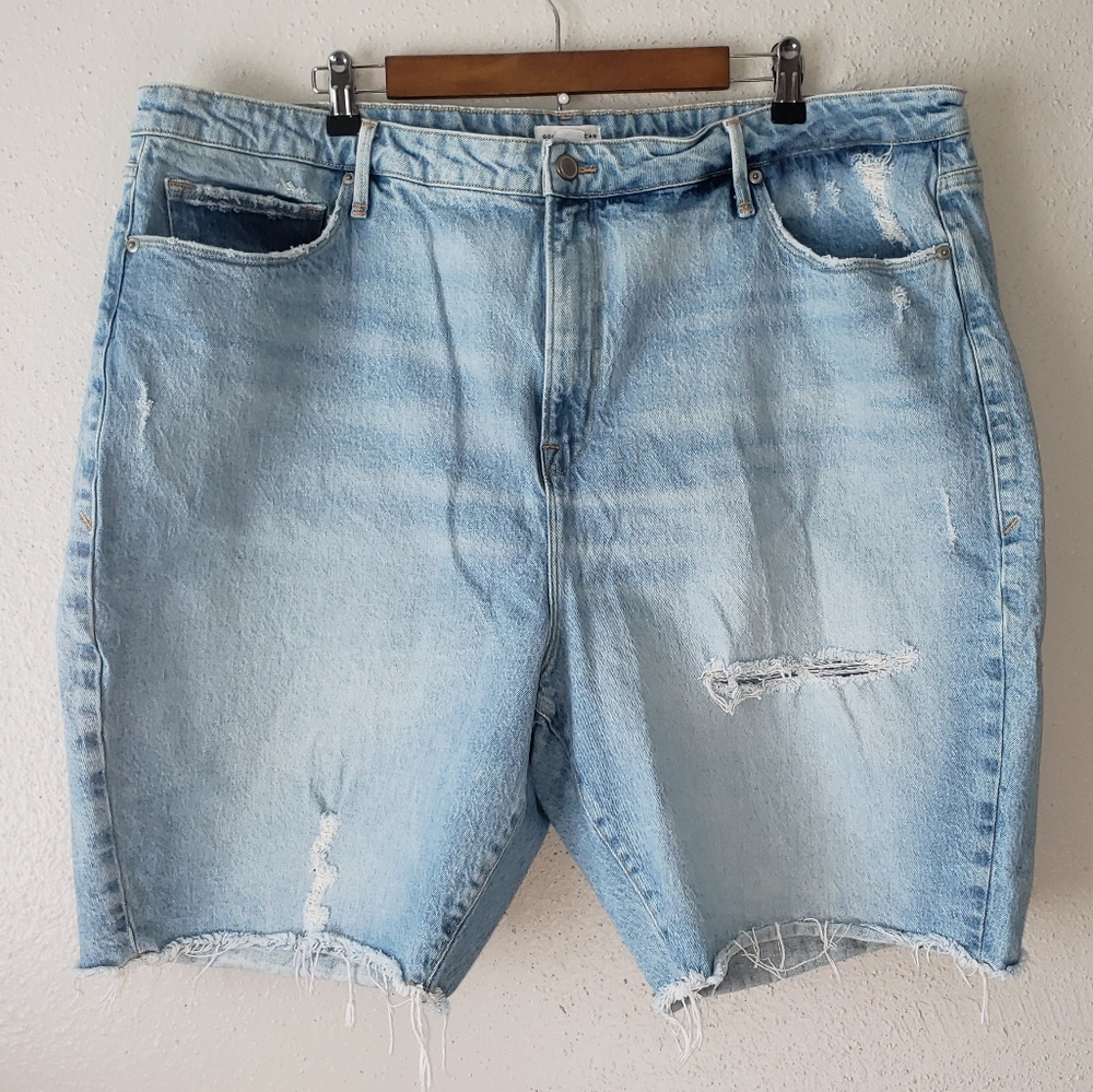 Good American denim shorts